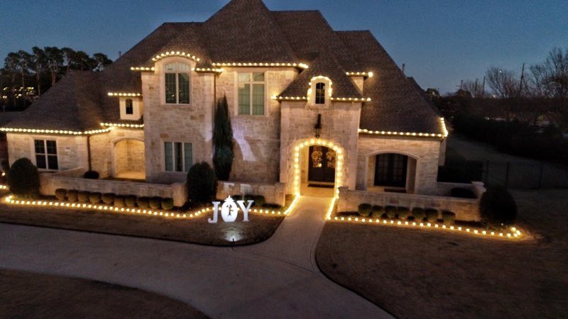 Christmas lights Waxahachie
