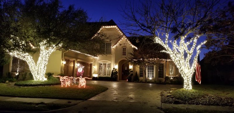 Christmas lights Waxahachie