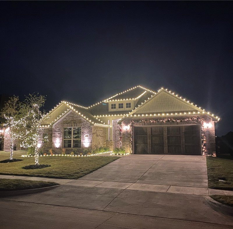 Christmas lights Waxahachie
