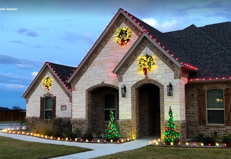 Christmas lights Waxahachie